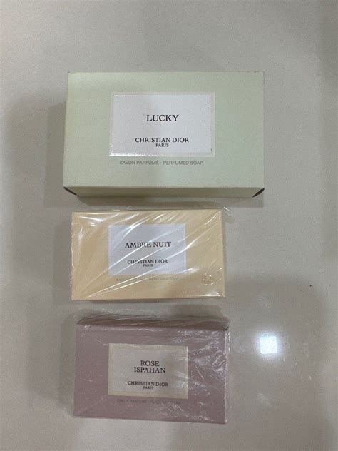 dior soap bars.